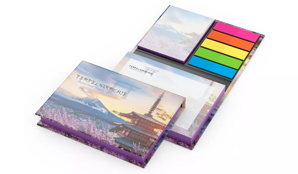 Haftnotiz-Set Wien Bookcover Ind. Farbschnitt