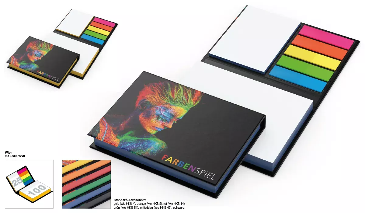 sticky note set Wien bookcover bestseller