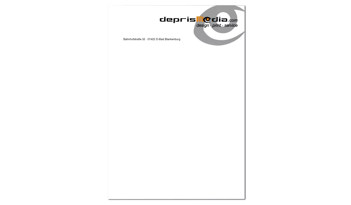 Briefpapier (4/0-farbig)