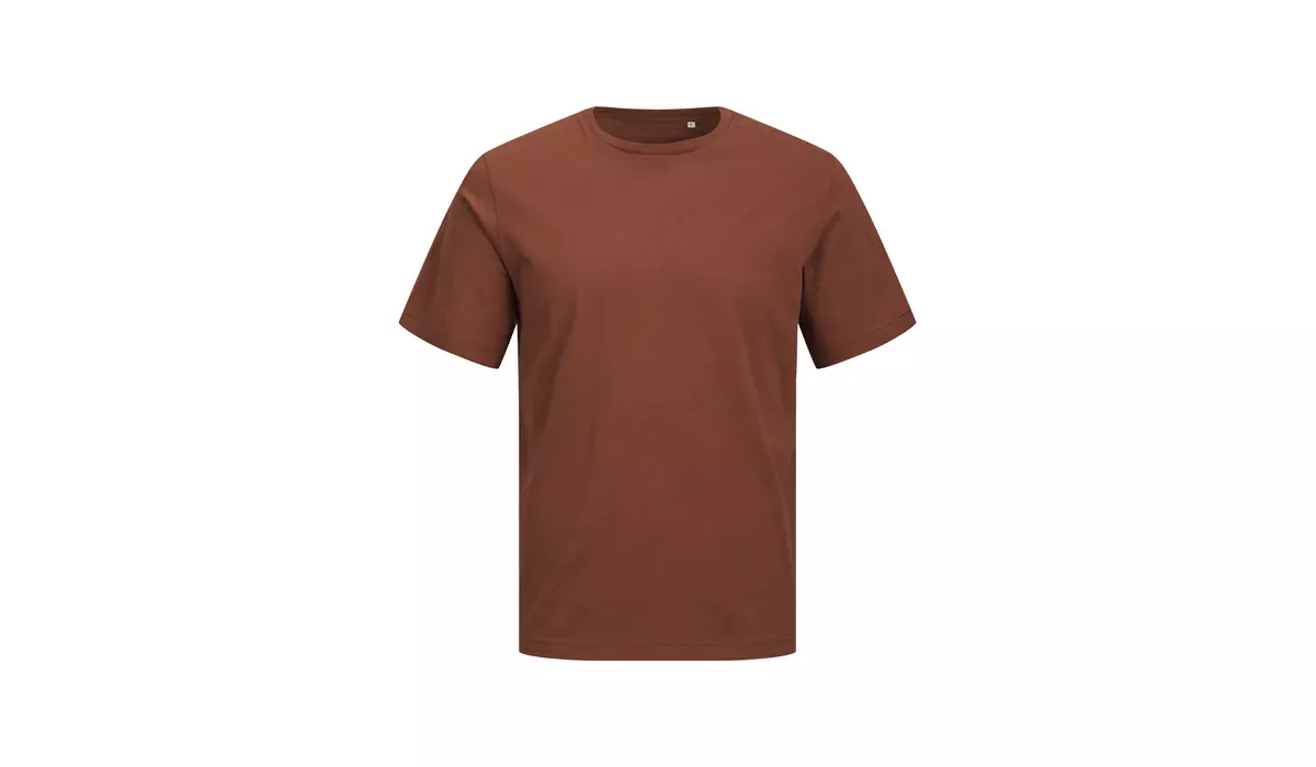 JACK & JONES - Canvas Tee Blk7526 - cappucino