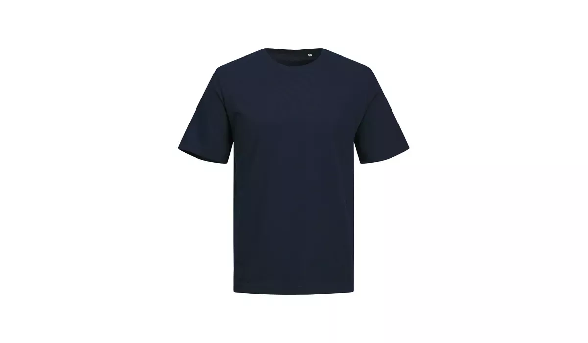 JACK & JONES - Canvas Tee Blk7526 - navy blazer