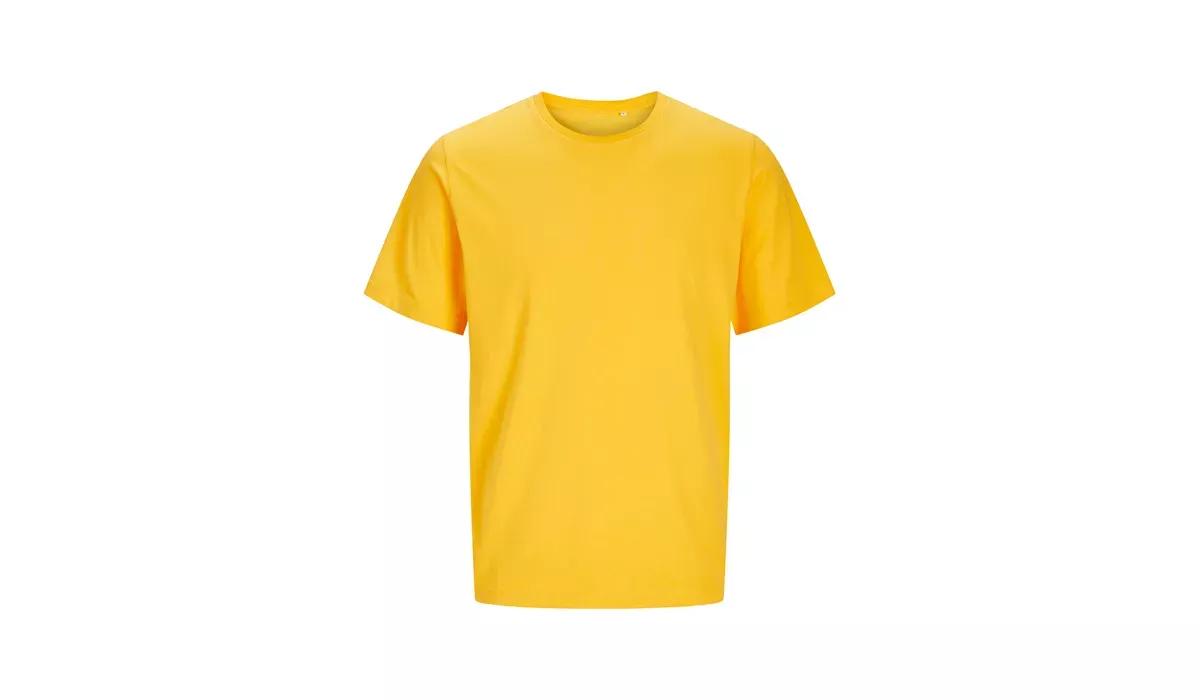 JACK & JONES - Canvas Tee Blk7526 - spectra yellow