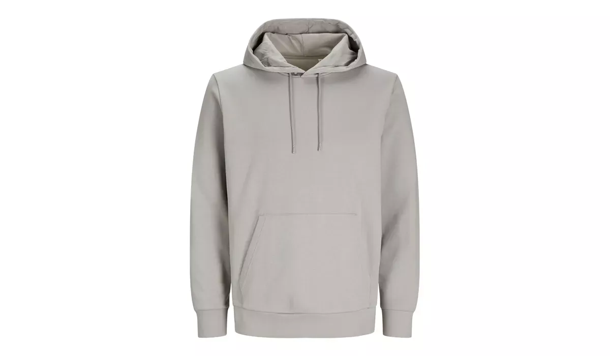 JACK & JONES - Cosy Hoodie Blk3902 - drizzle grey