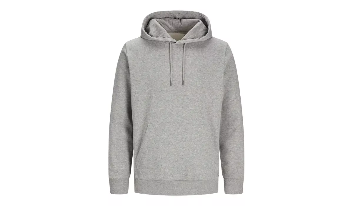 JACK & JONES - Cosy Hoodie Blk3902 -  light grey melange 