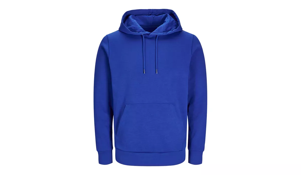 JACK & JONES - Cosy Hoodie Blk3902 - surf the web blue