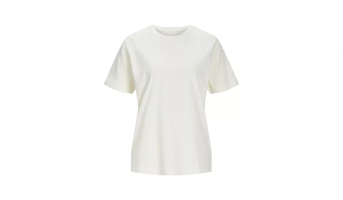 JACK & JONES - Grace Women Tee Blk3914 - egret offwhite