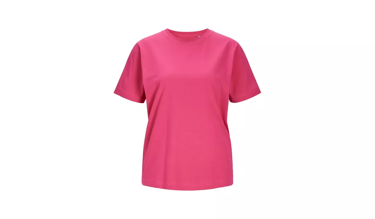 JACK & JONES - Grace Women Tee Blk3914 - fuchsia rose