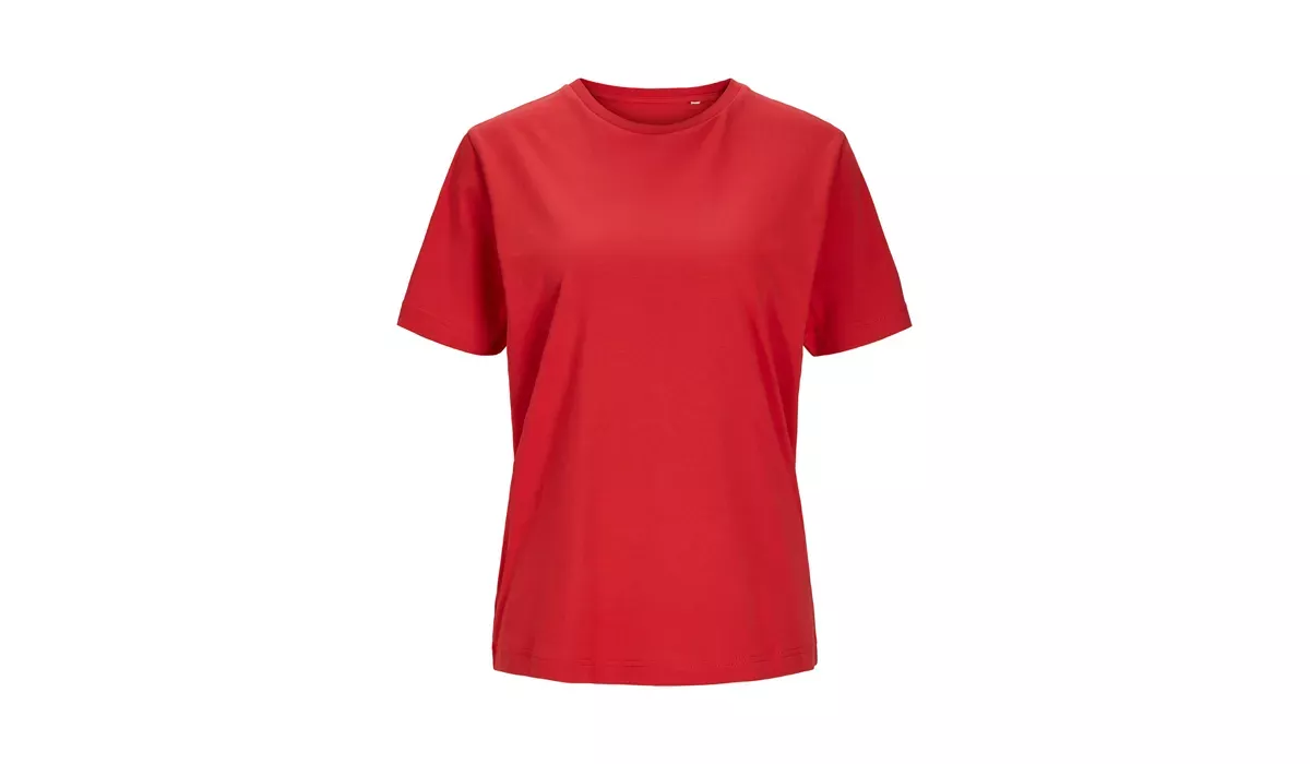 JACK & JONES - Grace Women Tee BLK3914 - LIPSTICK RED