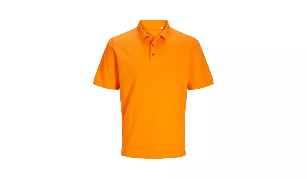 JACK & JONES - True Polo BLK7556  - VIBRANT ORANGE