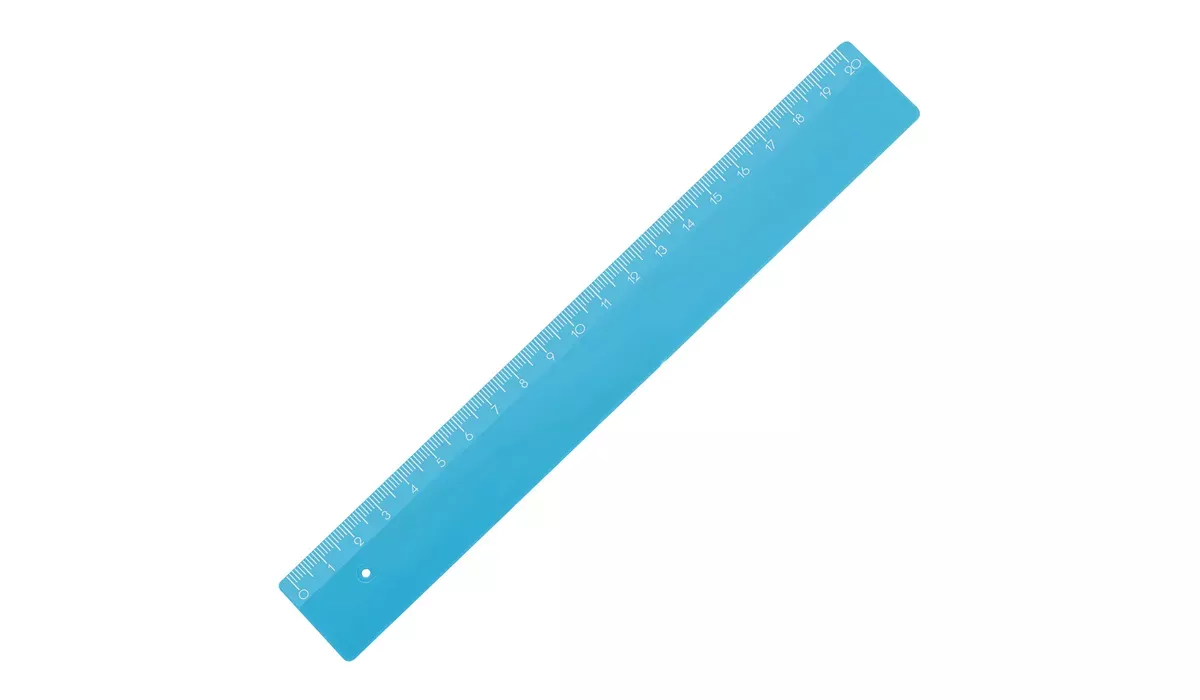 Lineal 20 cm - blau