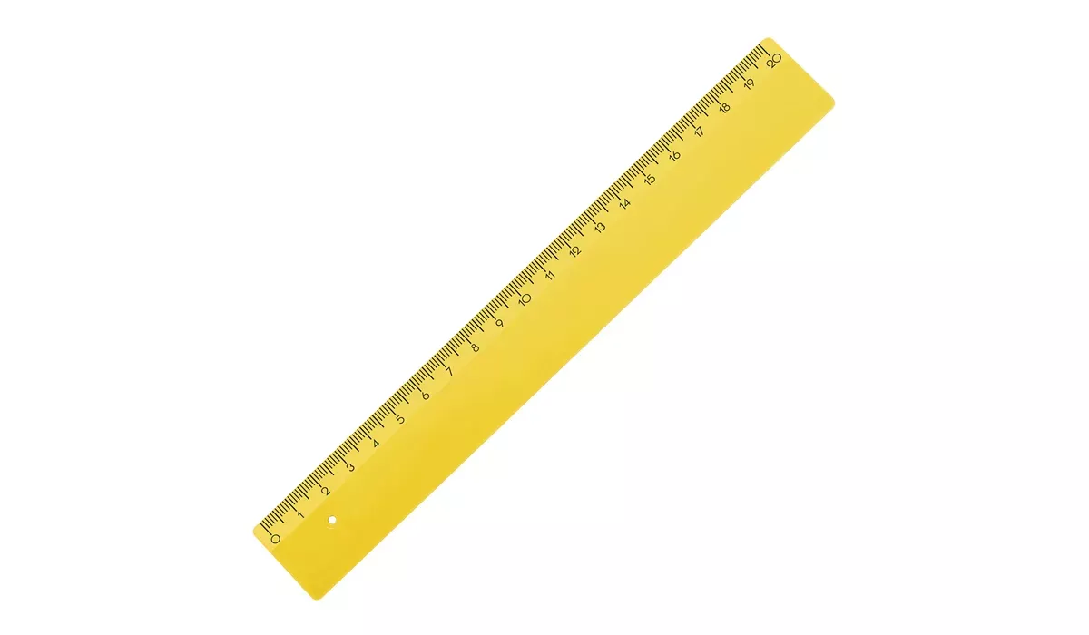 Lineal 20 cm - gelb