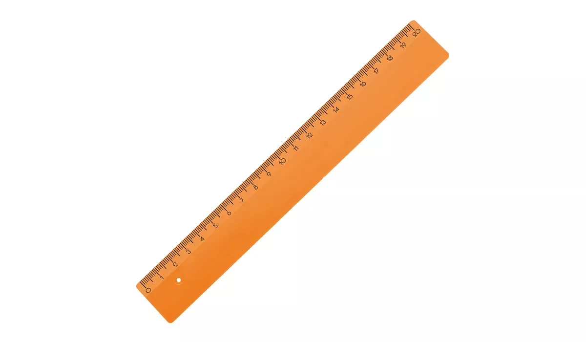 Lineal 20 cm - orange