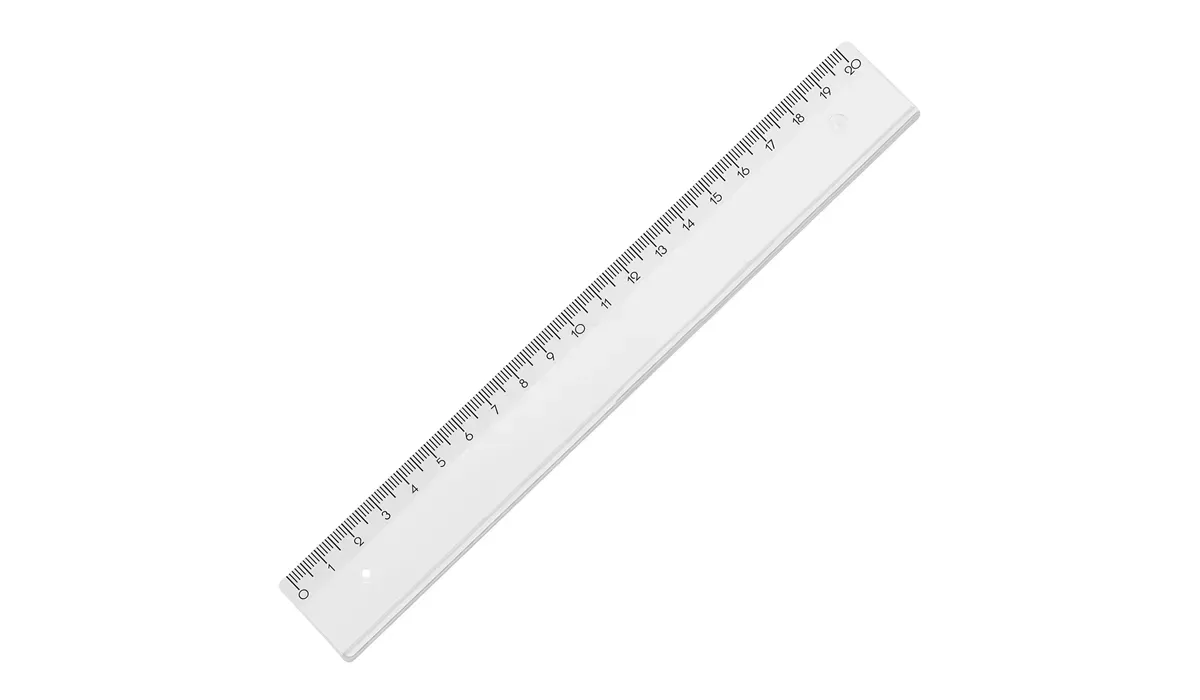 Lineal 20 cm - transparent