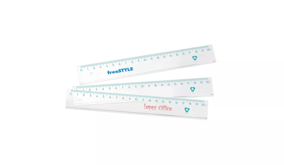 Werbeartikel Lineal Bio 20 cm 