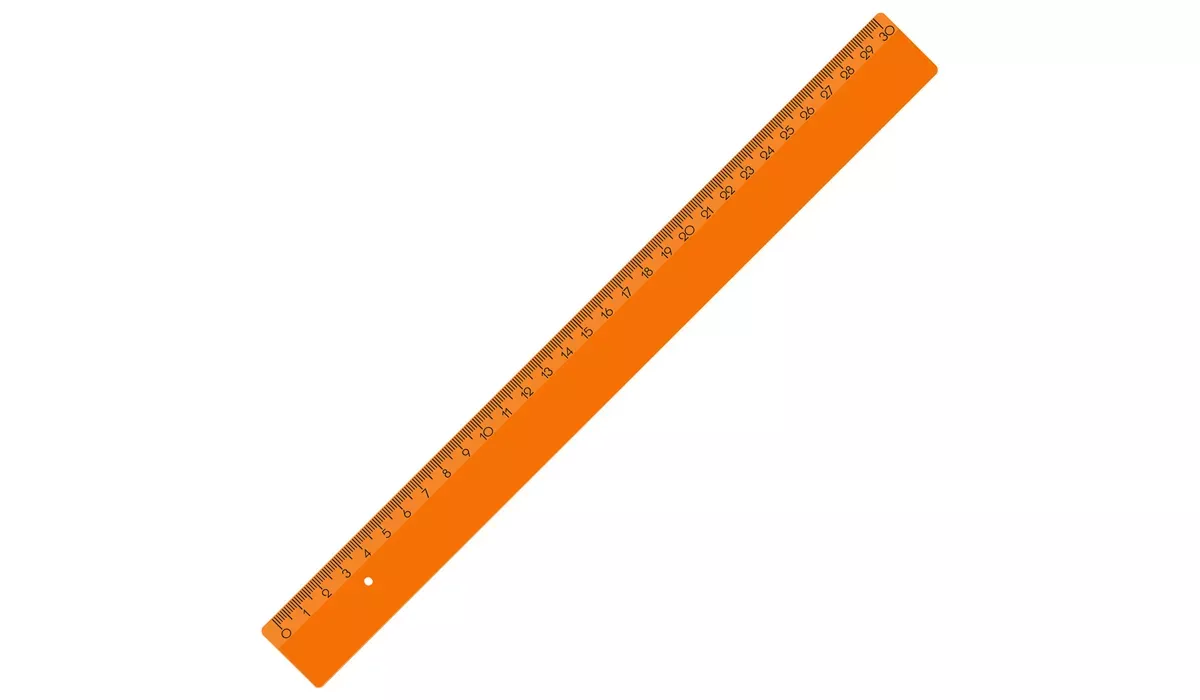 Lineal 30 cm-orange