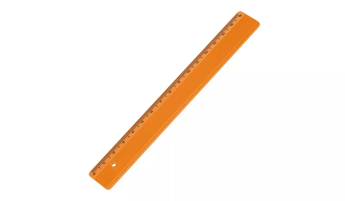 Lineal 16 cm - orange