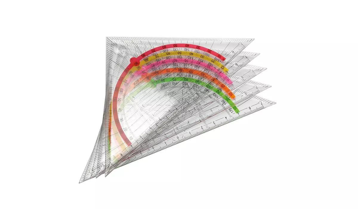 Triangular ruler