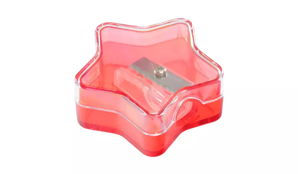 Spitzer - Stern - transparent rot
