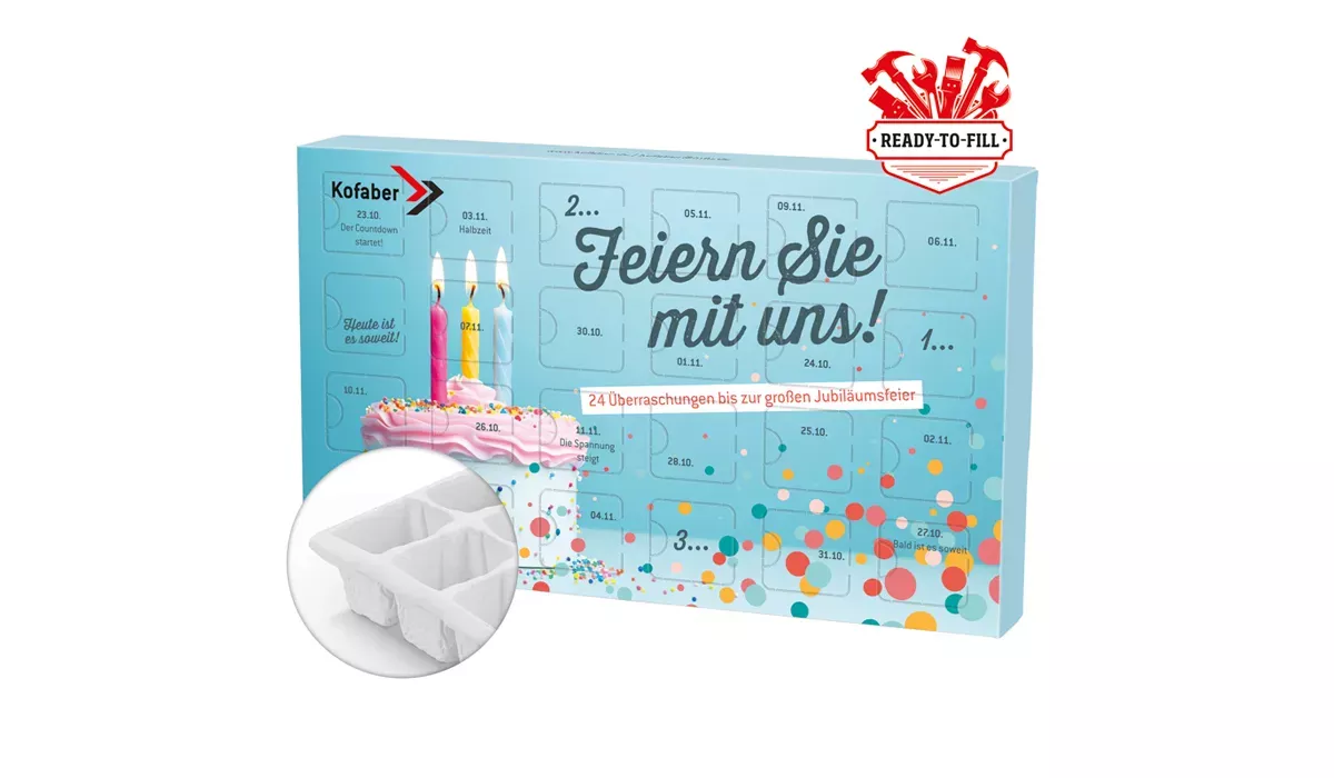 Adventskalender Eco L, kundengestelltes Füllgut