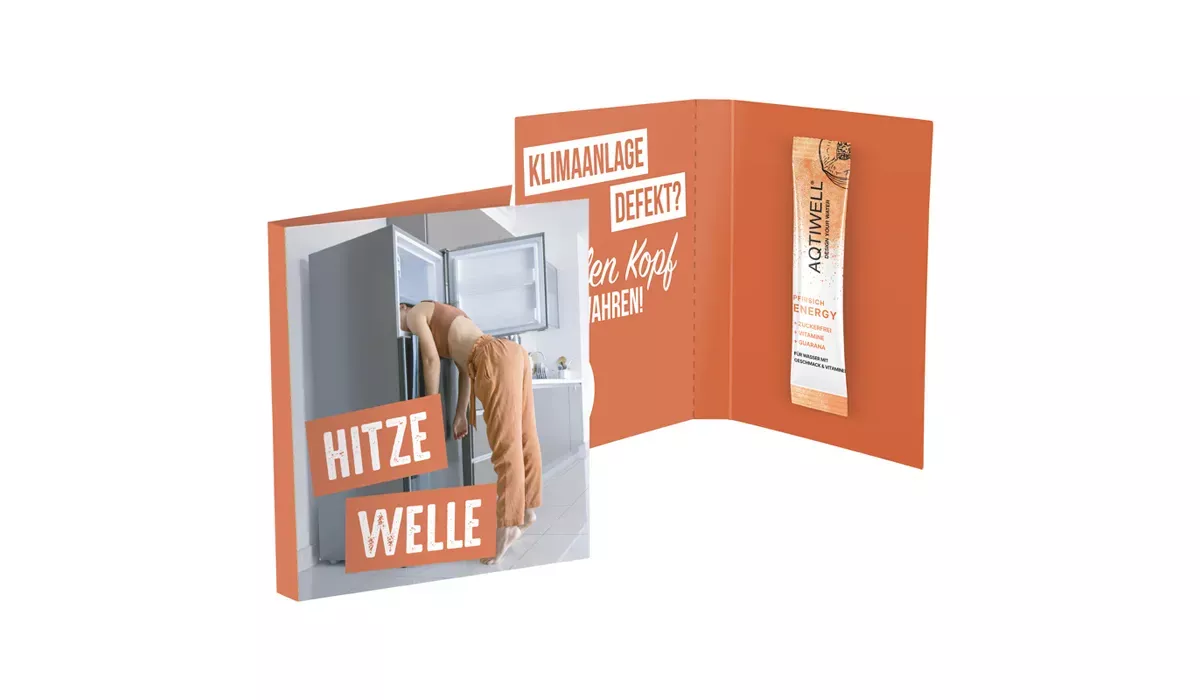 Promotional card Midi, Aqtiwell® ENERGY