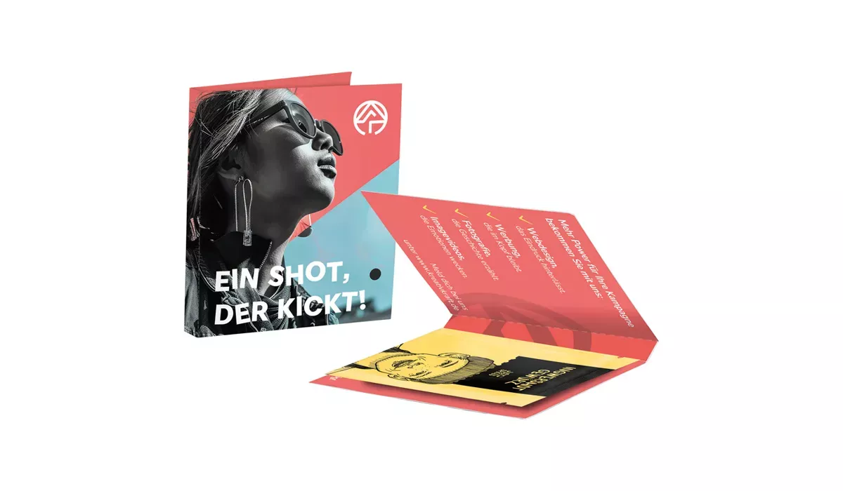 Promotional Card Midi, Just Spices Ginger Shot Spice