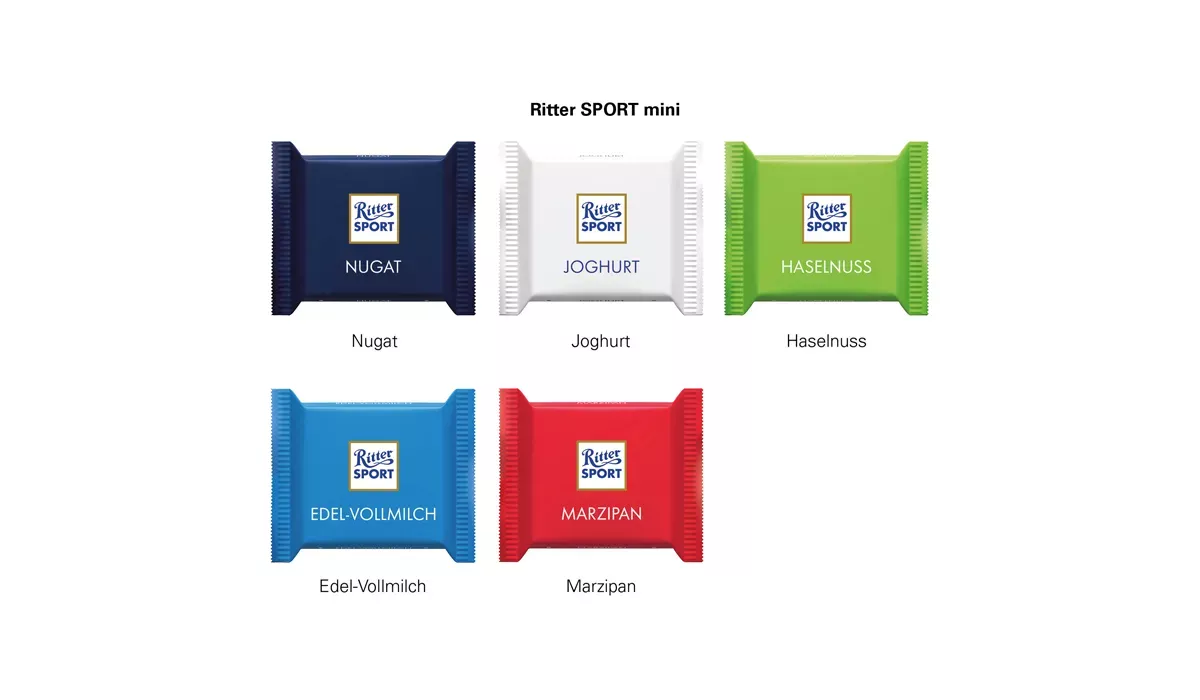Werbekarte Midi, Ritter SPORT mini