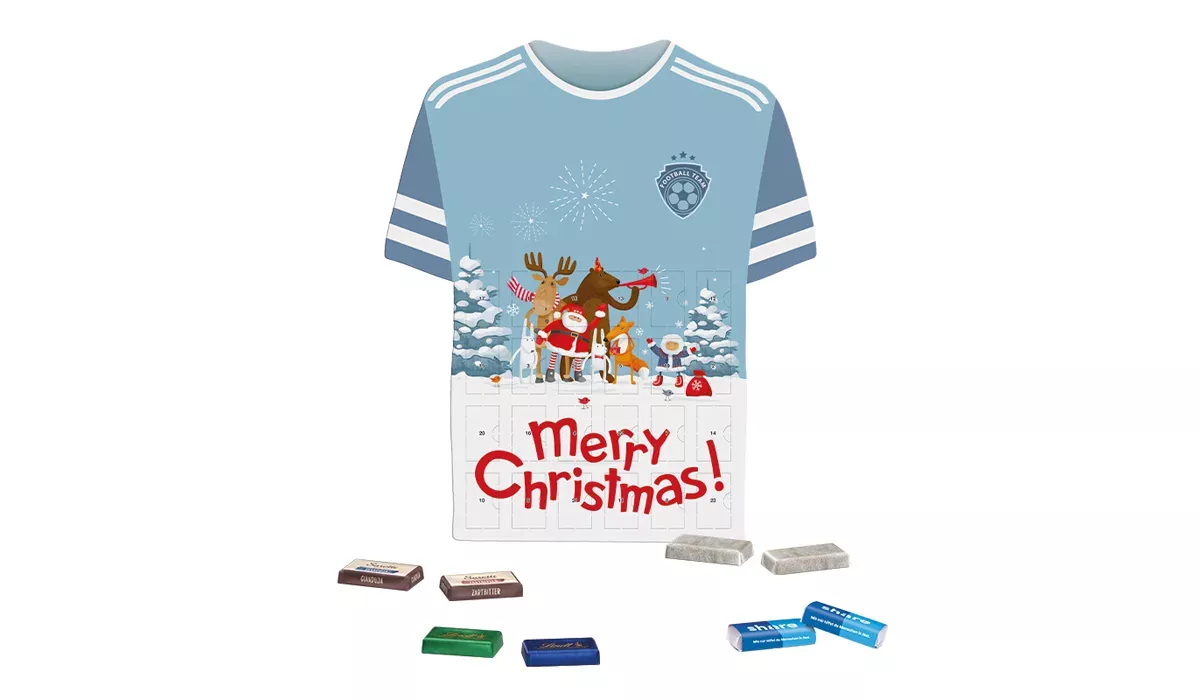 Täfelchen Adventskalender Trikot
