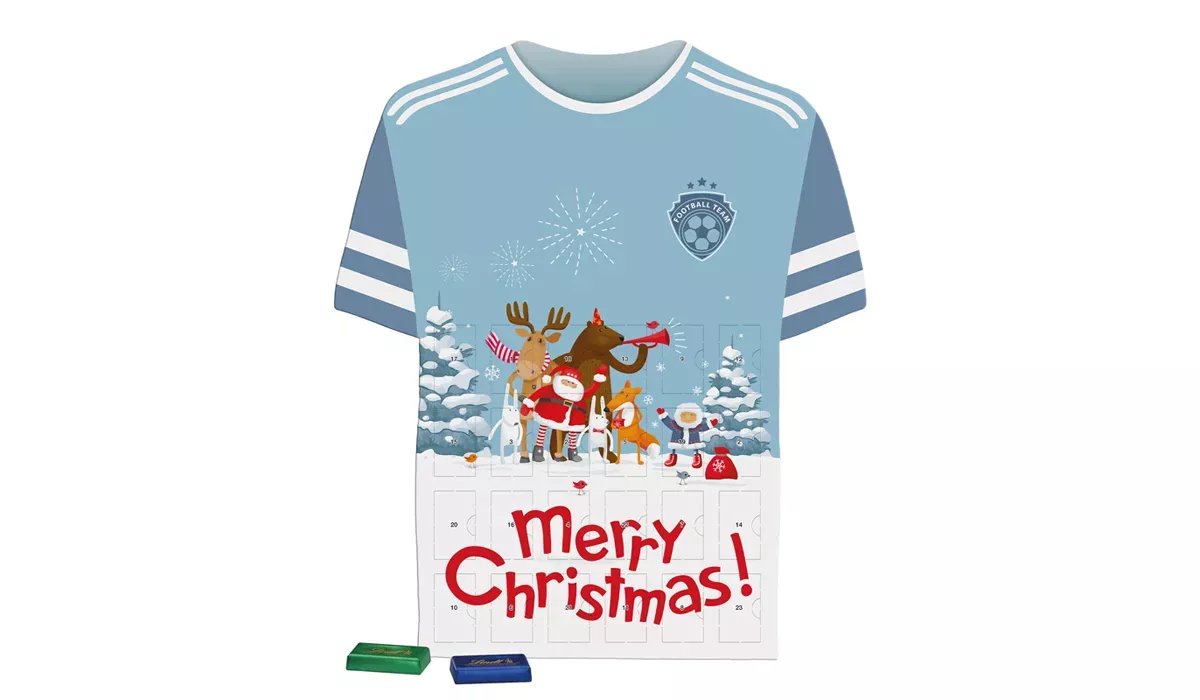Täfelchen Adventskalender Trikot Lindt