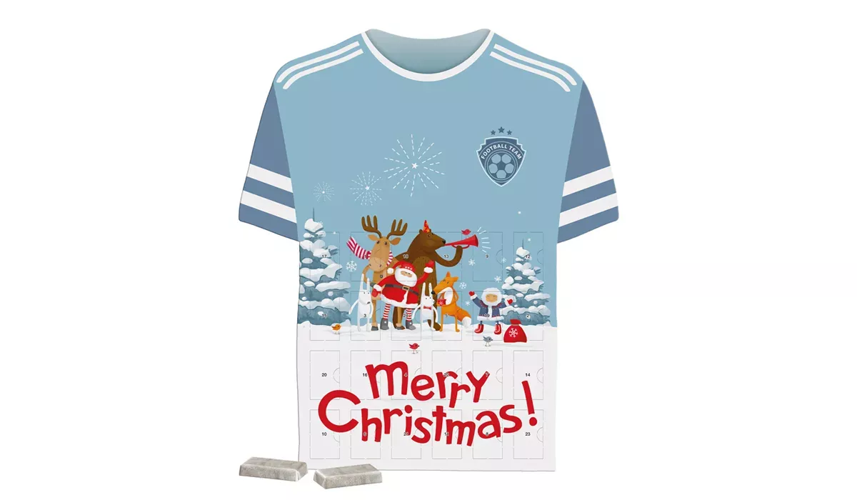 Täfelchen Adventskalender Trikot Alpenmilch