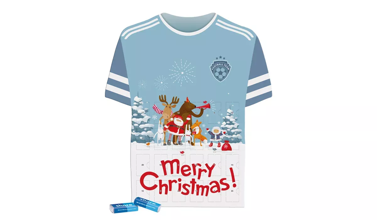 Täfelchen Adventskalender Trikot share