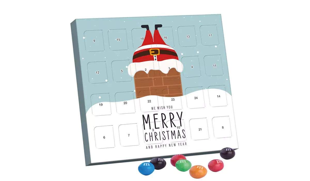 XS Tisch Adventskalender M&M s
