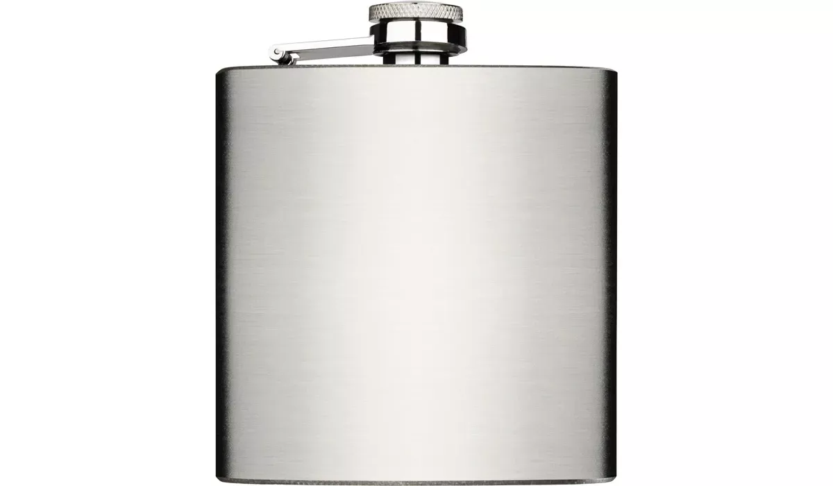 ZORR Flachmann 6OZ/169,8 ml chrome gebürstet