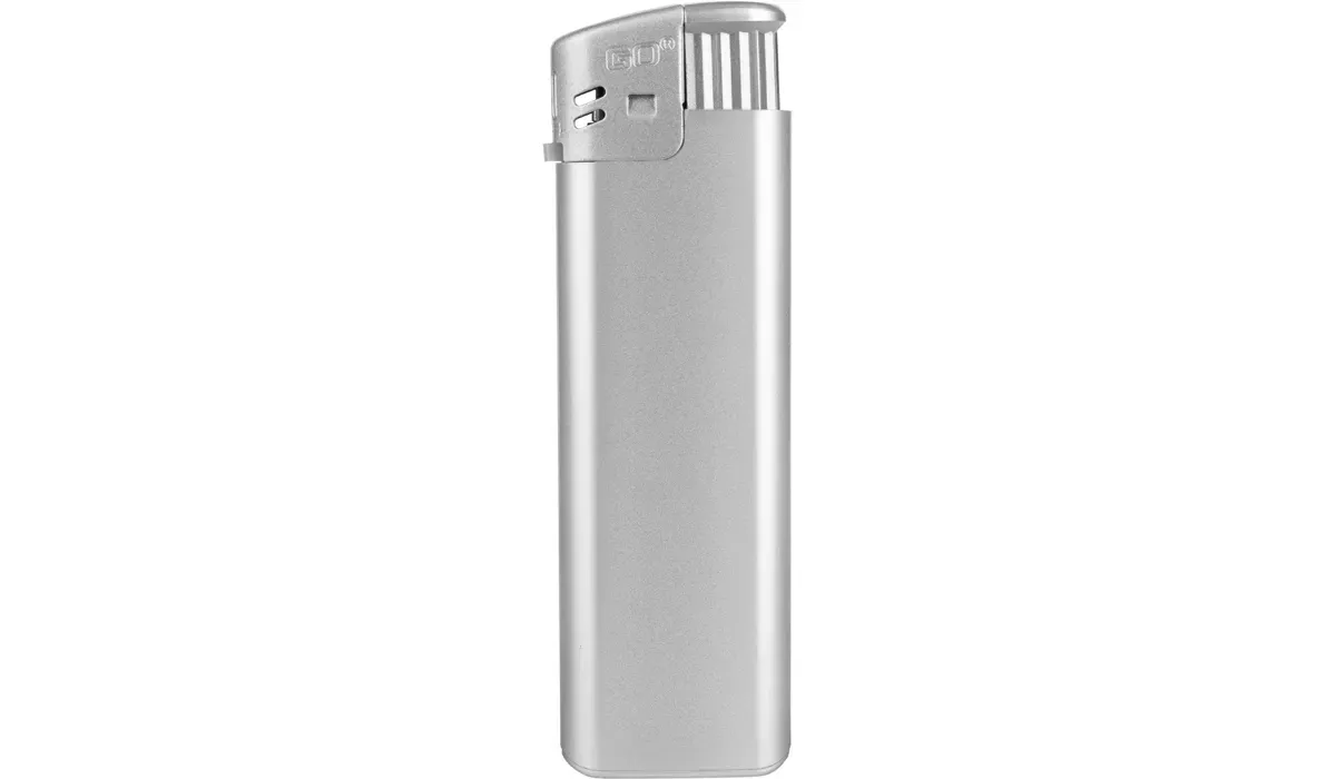 GO Prestige Piezo Feuerzeug silber