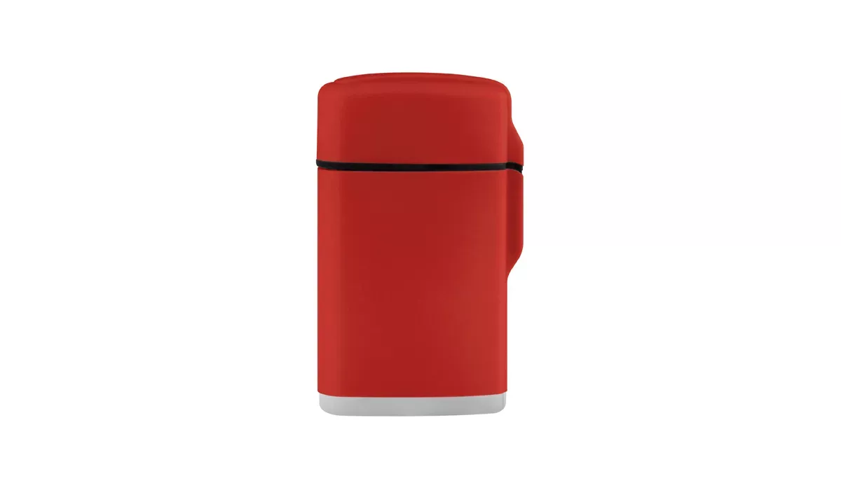 ZORR RUBBER JET FLAME lighter red