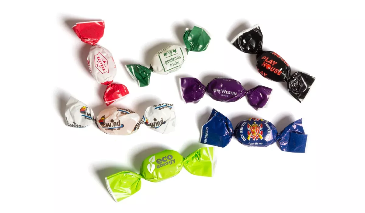 Bonbons im Werbewickler, 5 g