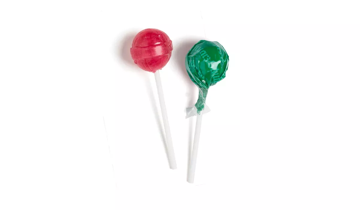 Kugellolly in Werbeverpackung