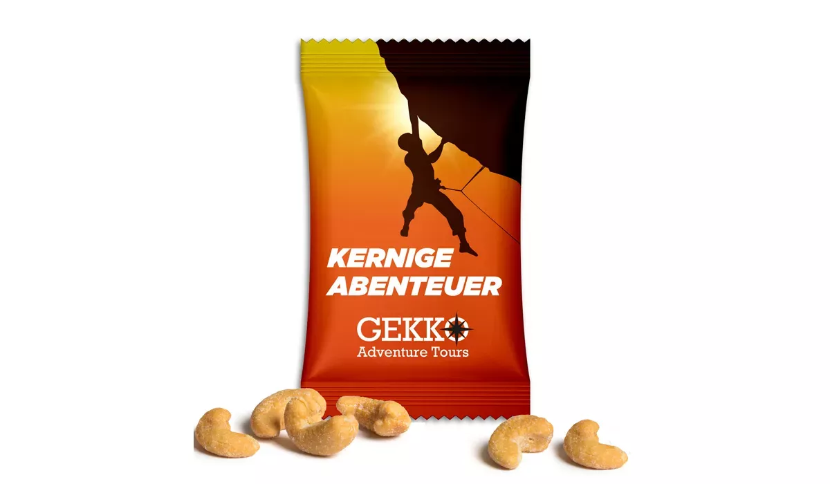 Seeberger Cashewkerne im Werbetütchen