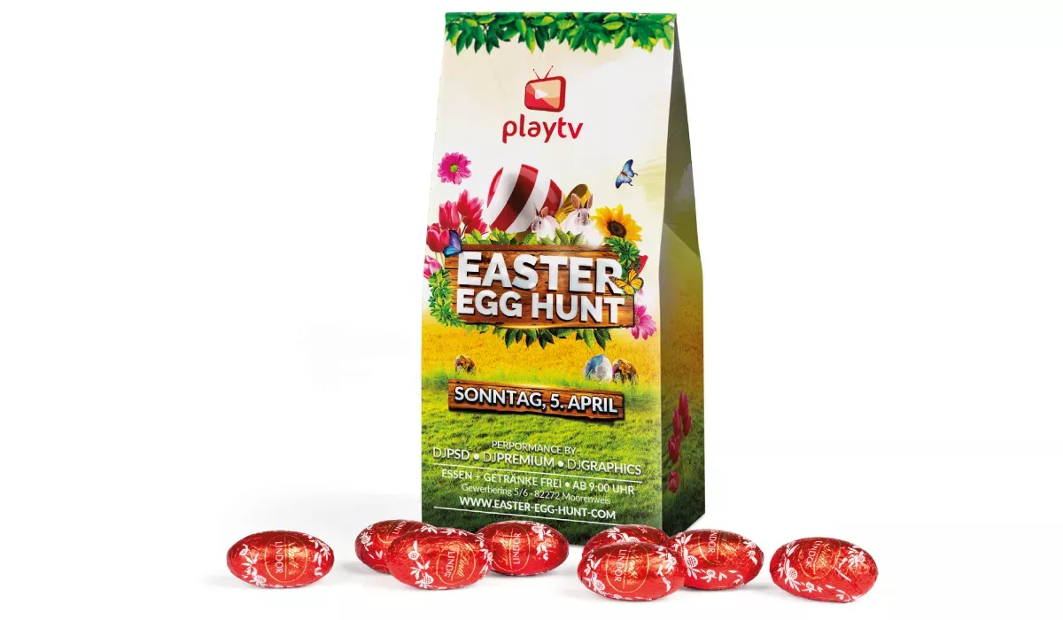 Lindt Lindor Easter eggs in stand-up boxes small