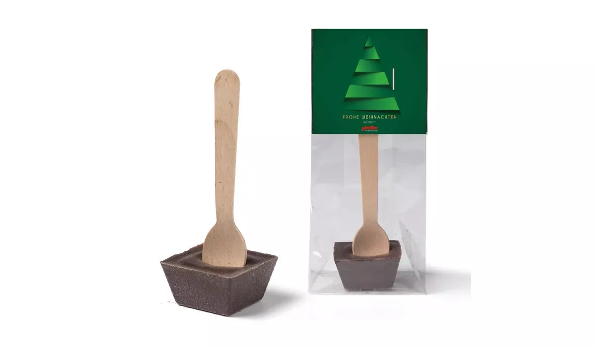 Drinking Chocolate with Promotional Card