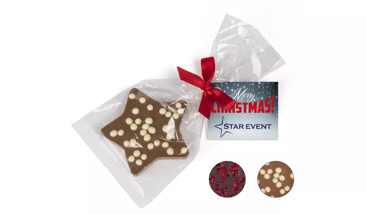 Chocolate Christmas star