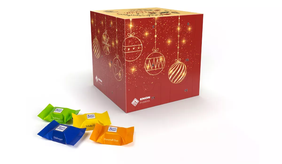 Advent calendar cube