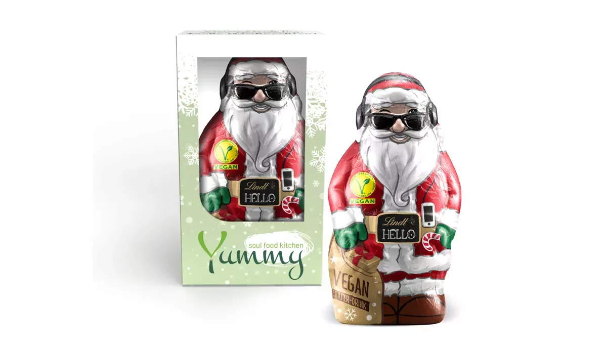 Lindt HELLO Santa Vegan
