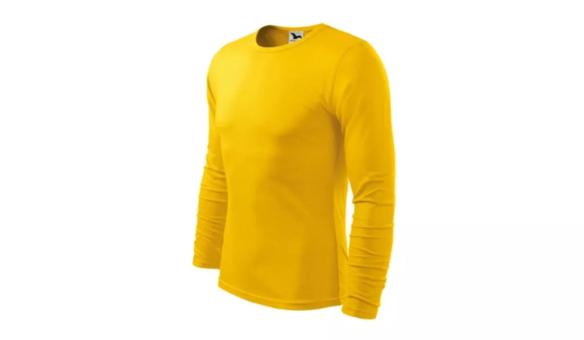 FIT-T LS 119 mens t-shirt - yellow