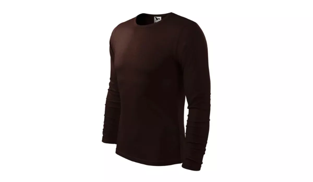 FIT-T LS 119 mens t-shirt - coffee