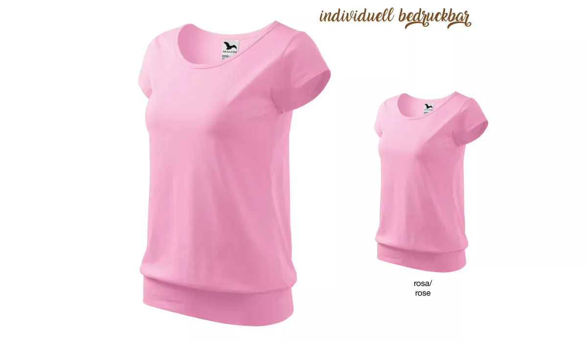CITY 120 ladies t-shirt -rose