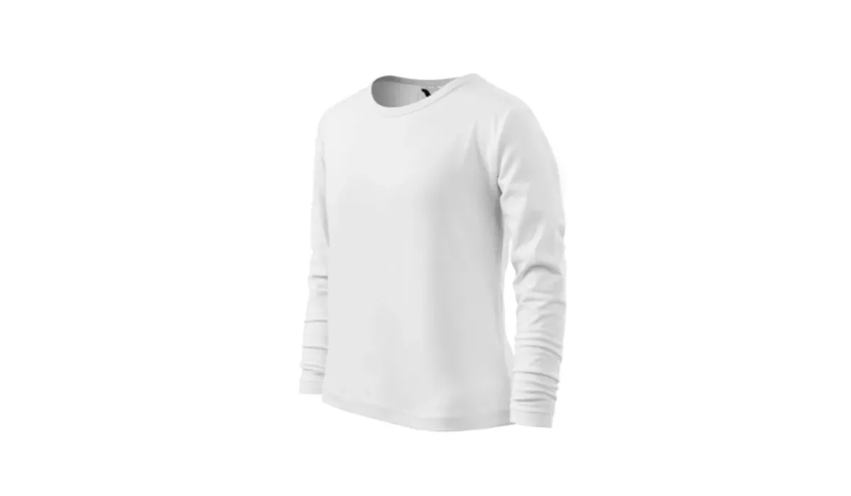 FIT-T LS 121 childrens t-shirt - white