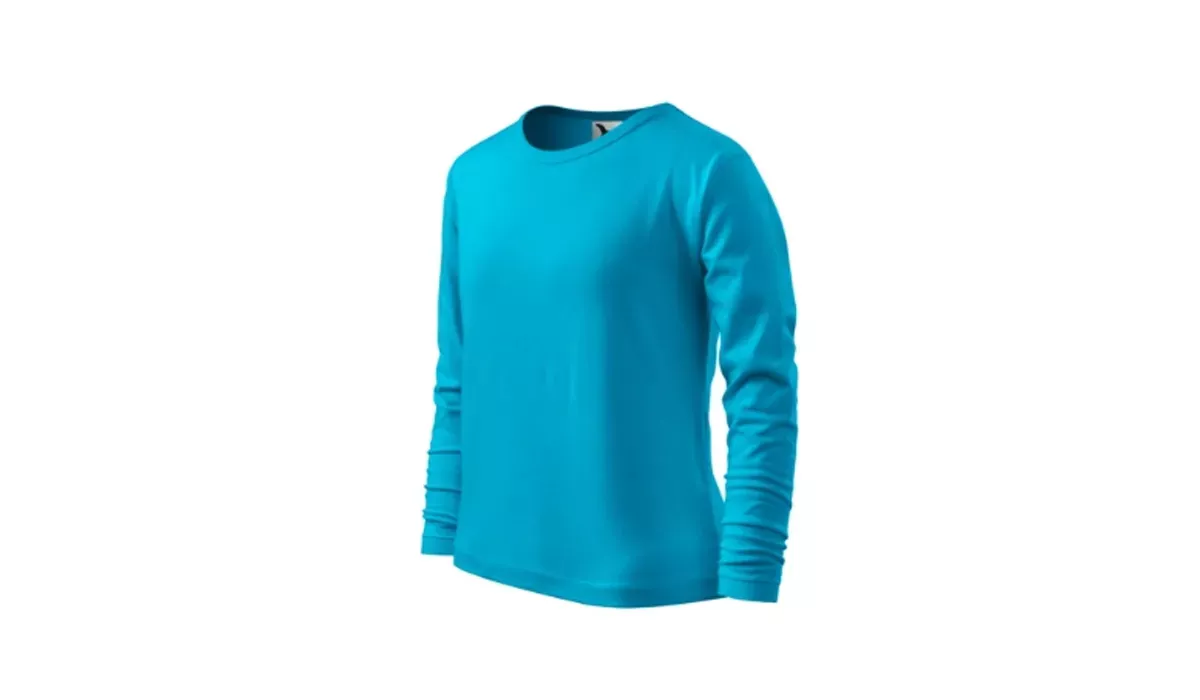 FIT-T LS 121 childrens t-shirt - turquoise