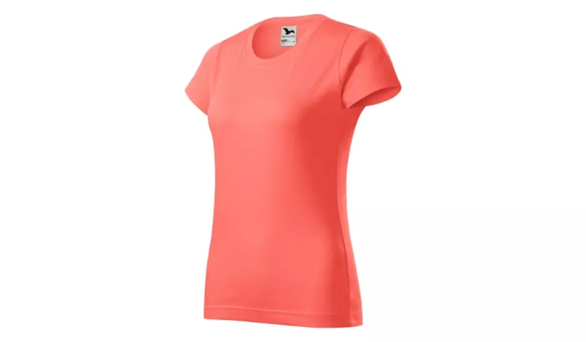 BASIC 134 Damen T-Shirt - koralle