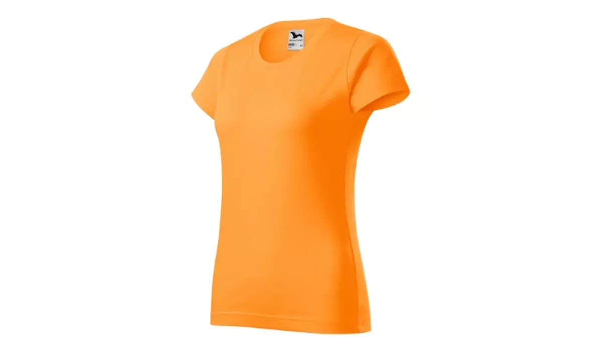 BASIC 134 Damen T-Shirt - mandarine