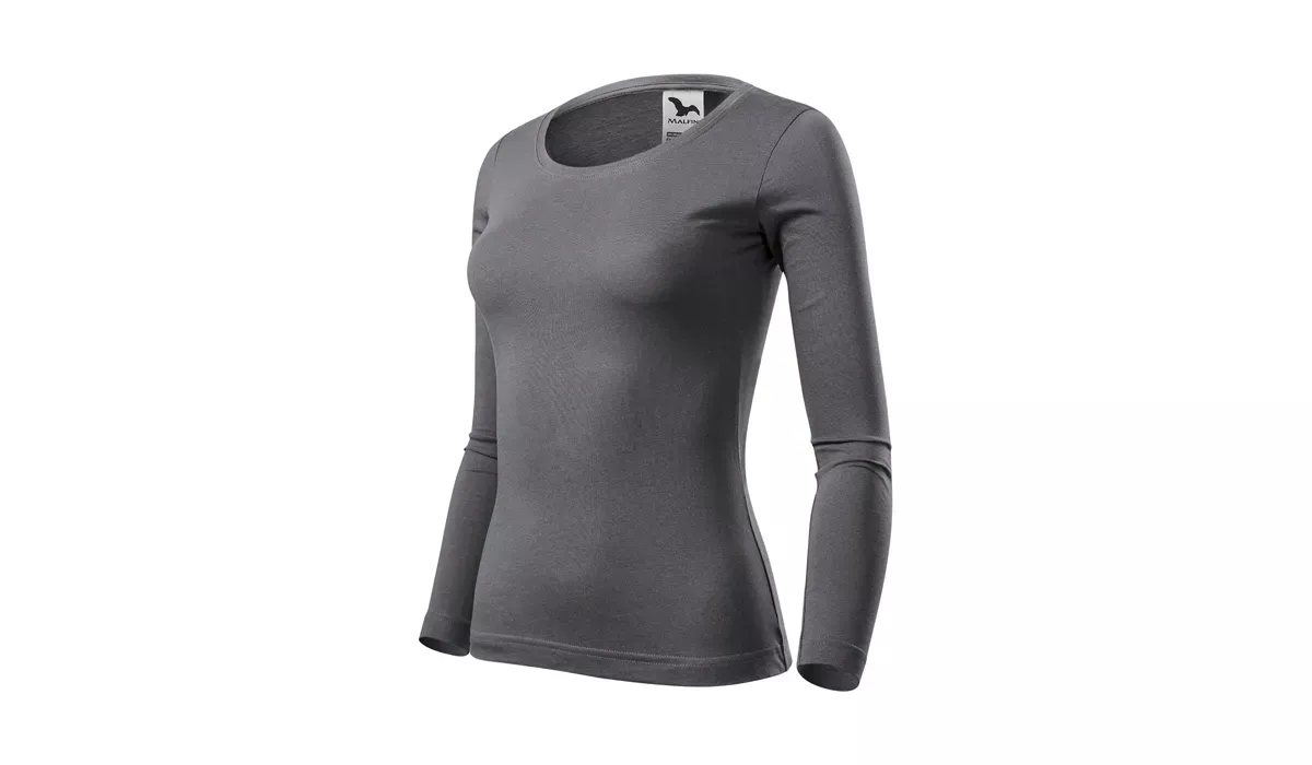 FIT-T LS 169 ladies t-shirt - steel gray